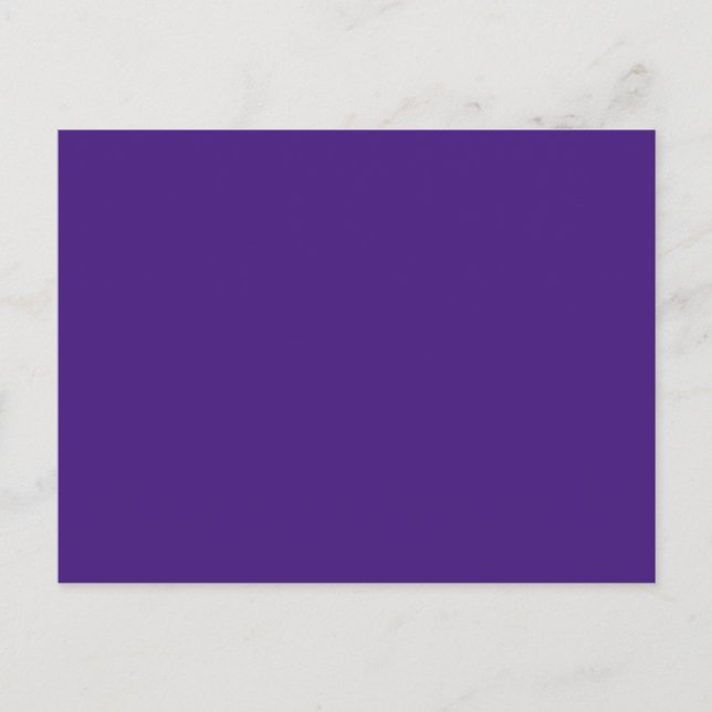 Cartão Postal Roxo Monstro (Frente)