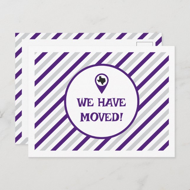 Cartão Postal Roxo, Movimentámos O Movimento Striped (Frente/Verso)
