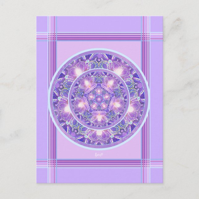 Cartão Postal Roxo W1 (Frente)