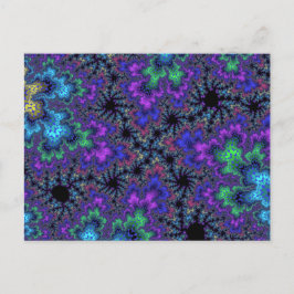 Cartão Postal Roxo Watercolor Speckle