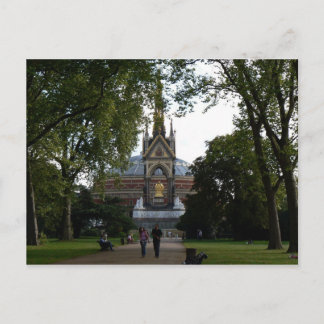 Cartão Postal Royal Albert Hall e Príncipe Albert Memorial