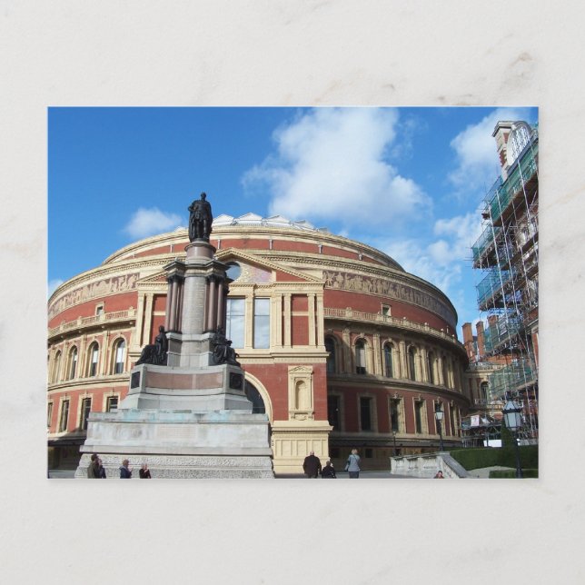 Cartão Postal Royal Albert Hall London (Frente)