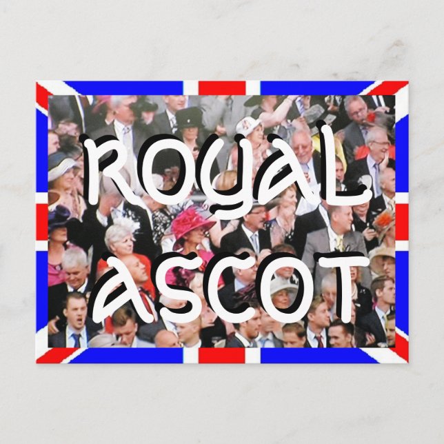 Cartão postal Royal Ascot Diamond Jubilee (Frente)