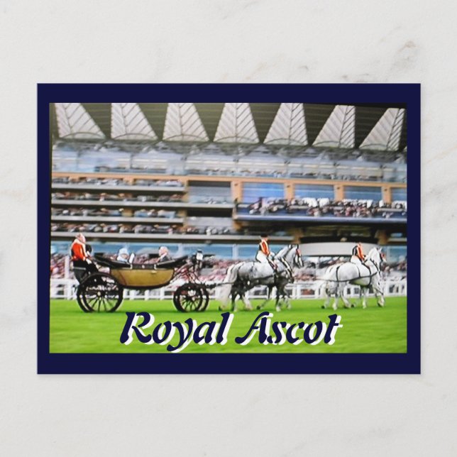 Cartão postal Royal Ascot Diamond Jubilee (Frente)