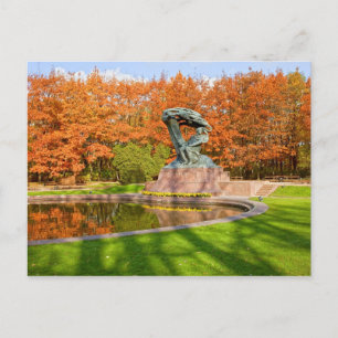 Cartão Postal Royal Baths Park em Varsóvia