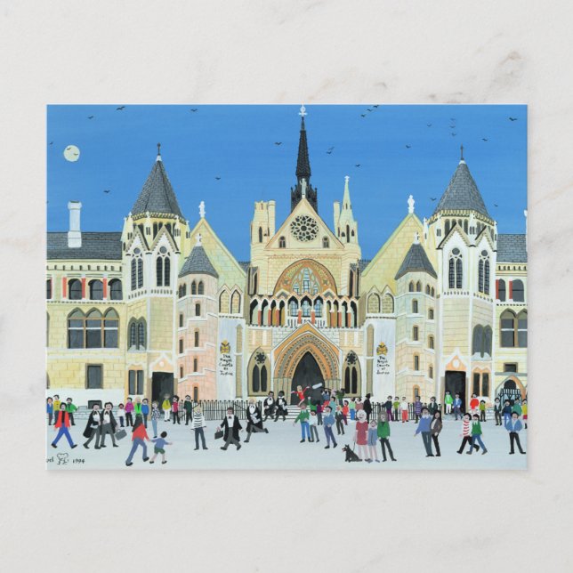 Cartão Postal Royal Courts of Justice London 1994 (Frente)