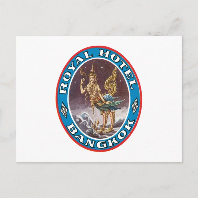 Cartão Postal Royal Hotel Bagkok (Frente)