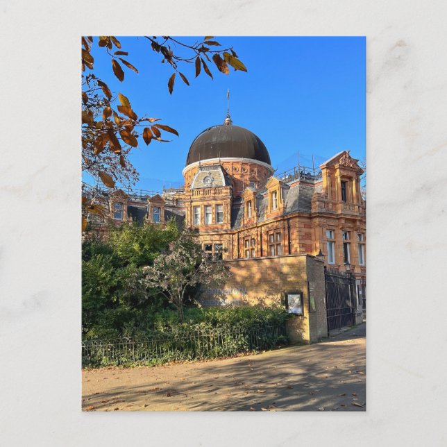 Cartão Postal Royal Observatory Greenwich Postcard, London UK Po (Frente)