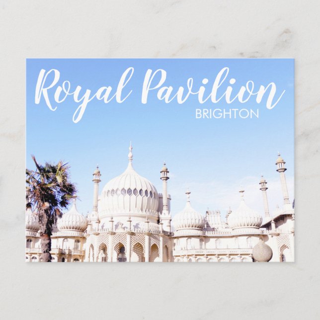 Cartão Postal Royal Pavilion Brighton England VIAGEM (Frente)