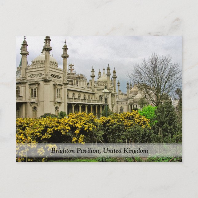 Cartão Postal Royal Pavilion, Brighton (Reino Unido) (Frente)