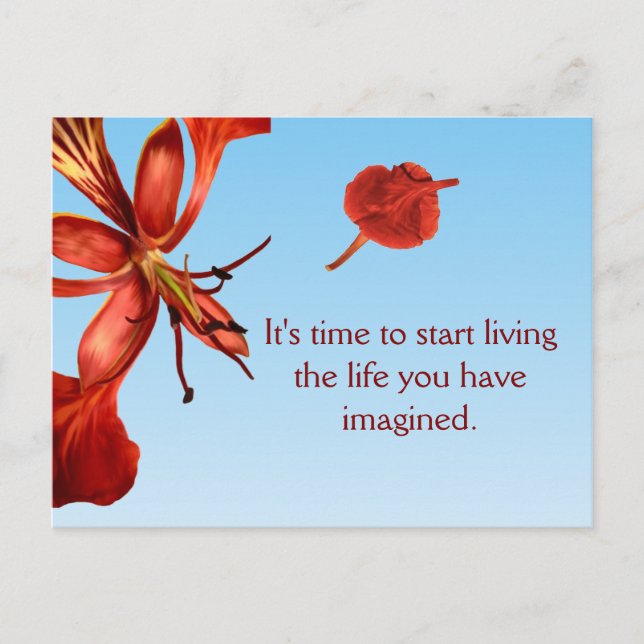 Cartão postal Royal Poinciana (Frente)