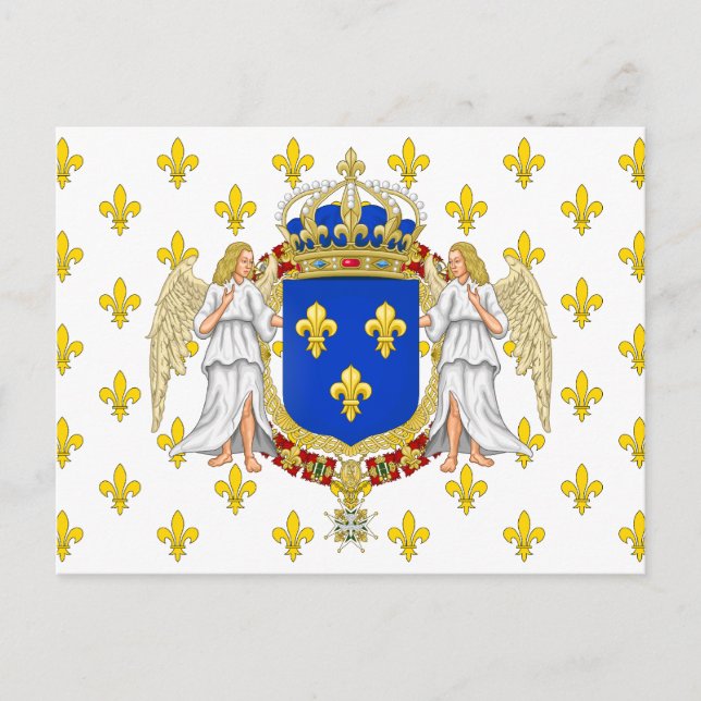Cartão Postal Royal Standard Do Reino De França, França (Frente)