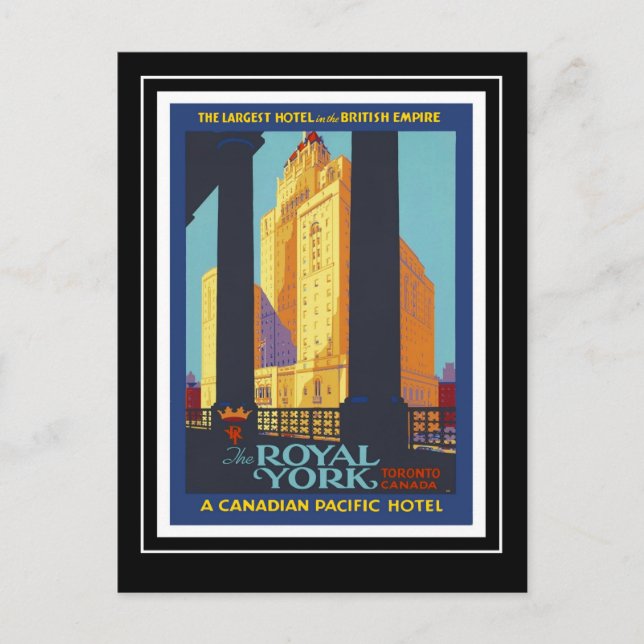 Cartão postal Royal York Hotel 1945 (Frente)