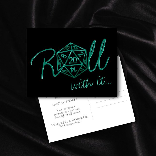 Cartão Postal RPG Dice | Alteração de Data no Jogador do Emerald (Criador carregado)