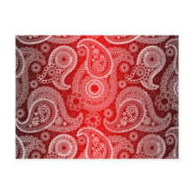 Cartão postal RSVP de Casamento de Paisley White d