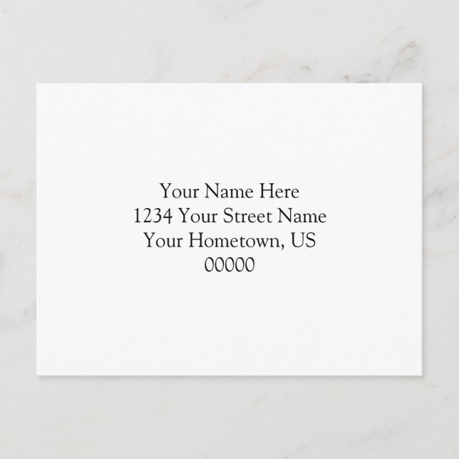 Cartão postal RSVP de Impressão do Leopardo (Frente)