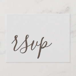 Cartão postal RSVP Glamoroso
