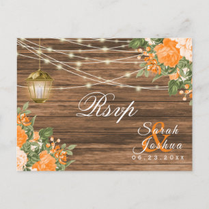 Cartão Postal RSVP - Madeira, Lanternas e Flor de Laranjeira