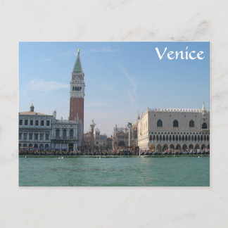 Cartão Postal Rua. A Praça de Mark do Grande Canal