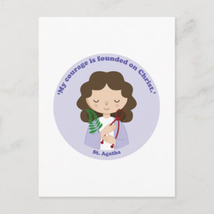 Cartão Postal Rua. Agatha