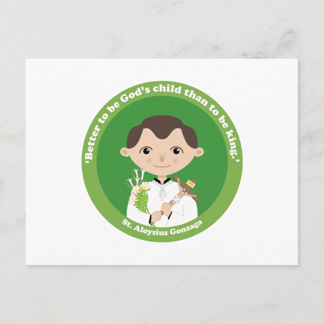 Cartão Postal Rua Aloysius Gonzaga (Frente)