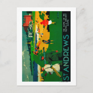 Cartão Postal Rua Andrews Vintage PosterEuropa