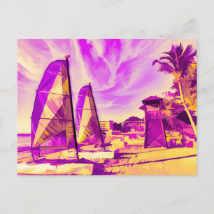Cartão Postal Rua Arte da Praia de Lucia