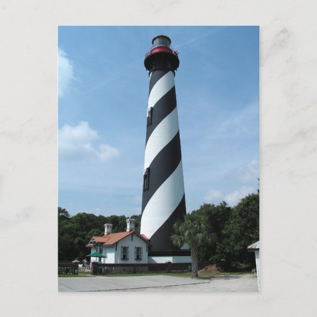 Cartão Postal Rua, Augustine, Flórida (Frente)