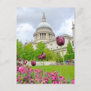Cartão Postal Rua.Catedral de Paul Londres, Cartão-postal britân