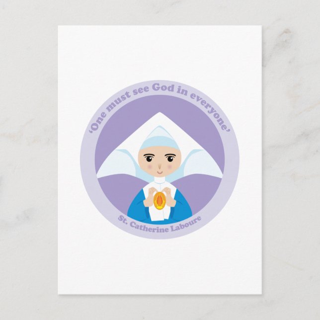 Cartão Postal Rua Catherine Laboure (Frente)