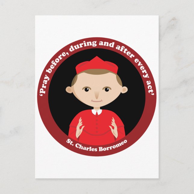 Cartão Postal Rua Charles Borromeo (Frente)