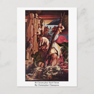 Cartão Postal Rua.Christopher E Cristo Por Christopher Champion