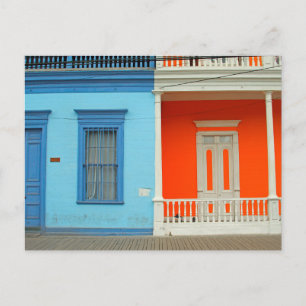 Cartão Postal Rua colorida de Iquique