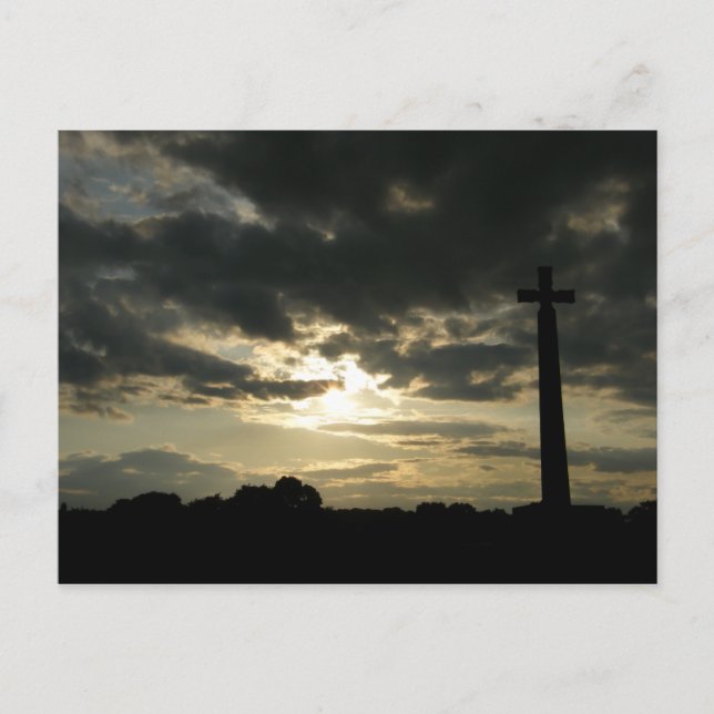 Cartão Postal Rua, Cruz de Cuthbert (Frente)