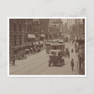 Cartão Postal Rua da árvore de pêssego