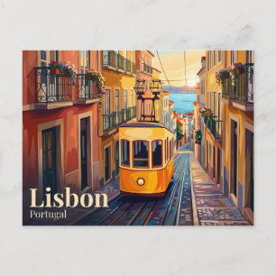 Cartão Postal Rua da Bica Portugal
