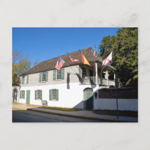 Cartão Postal rua da casa mais antiga