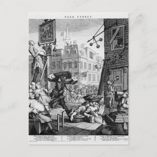 Cartão Postal Rua da Cerveja, 1751 (Frente)