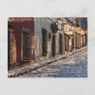 Cartão Postal Rua de paralelepípedos no México