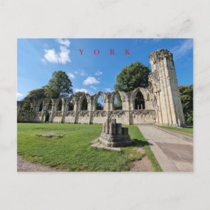 Cartão Postal Rua de York. Cartaz da vista de Mary Abbey