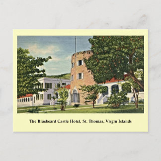 Cartão Postal Rua do Castelo de Bluebeard. Ilhas Virgens Thomas