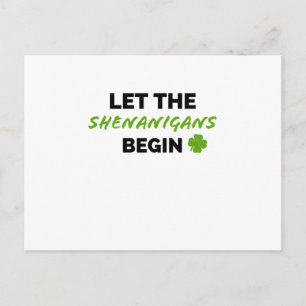 Cartão Postal Rua do dia de Patrick Irlanda Irlandês Engraçado