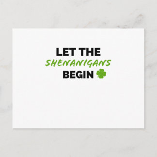 Cartão Postal Rua do dia de Patrick Irlanda Irlandês Engraçado