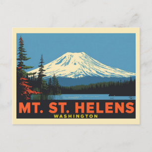 Cartão Postal Rua do Monte Helens Washington