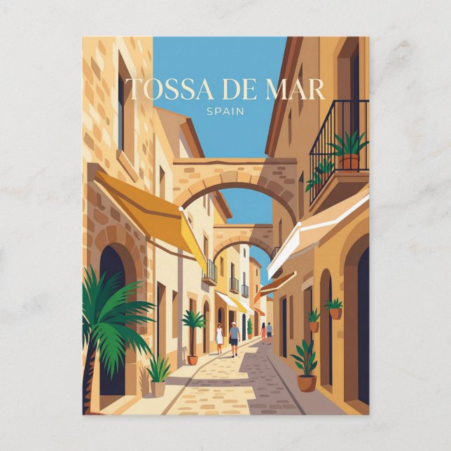Cartão Postal Rua do Socorro Espanha (Frente)