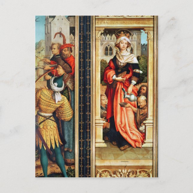 Cartão Postal Rua. Elizabeth da Hungria (Frente)