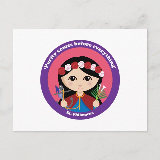 Cartão Postal Rua, Filomena. (Frente)