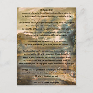 Cartão Postal Rua. Francis de Assisi e a Ponte do Arco-íris