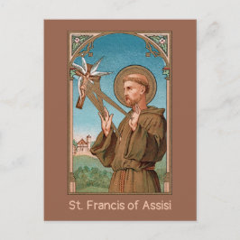 Cartão Postal Rua. Francis of Assisi, Pater Seraphicus (SAU 040)