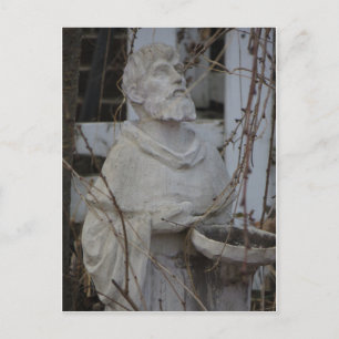 Cartão Postal Rua. Francis Statue